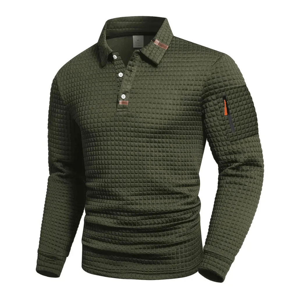 Willem | Polo premium con botones y bolsillo práctico en la manga