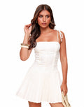 Ruth | Minivestido plisado Soft Muse